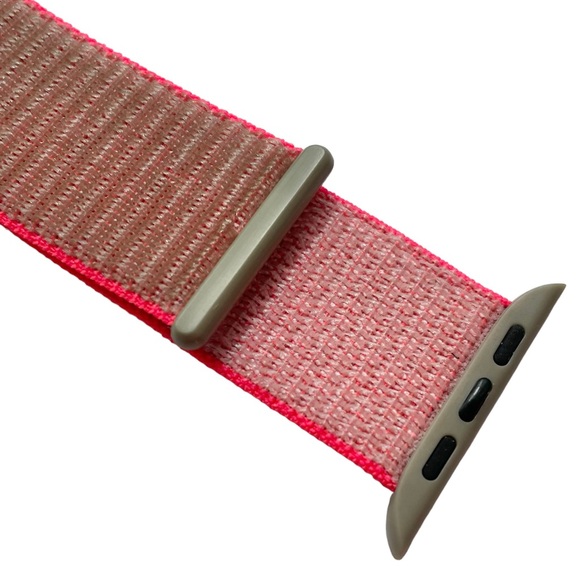 5/$20 NEW Nylon Sport Loop Band Neon Pink Brown Apple Watch 44/45/49 mm - Picture 5 of 7